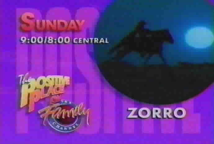 Family Channel Zorro Commercial